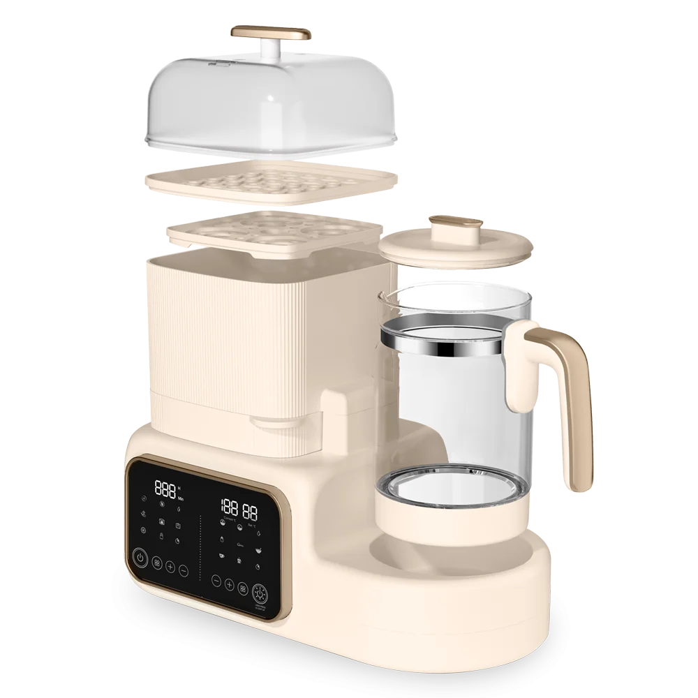 Máy đa năng điện tử Fatz Multimax 7 (tiệt trùng/sấy khô/Hâm sữa/Hầm cháo chậm/Đun & hâm nước)