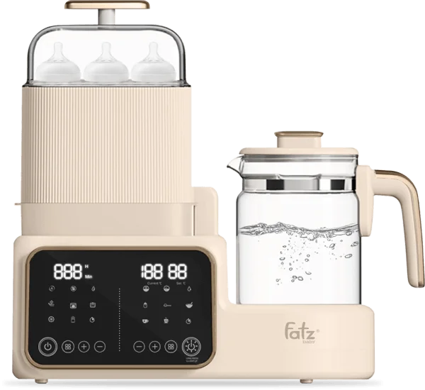 Máy đa năng điện tử Fatz Multimax 7 (tiệt trùng/sấy khô/Hâm sữa/Hầm cháo chậm/Đun & hâm nước)
