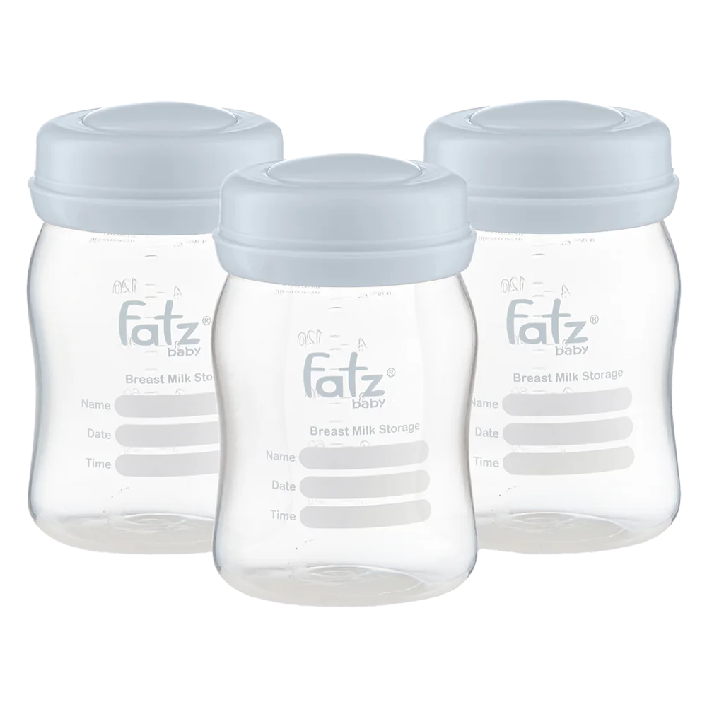 Bộ 3 bình trữ sữa Fatzbaby FB0120NX 150ml (xanh)