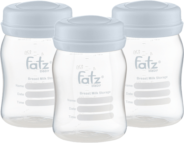 Bộ 3 bình trữ sữa Fatzbaby FB0120NX 150ml (xanh)