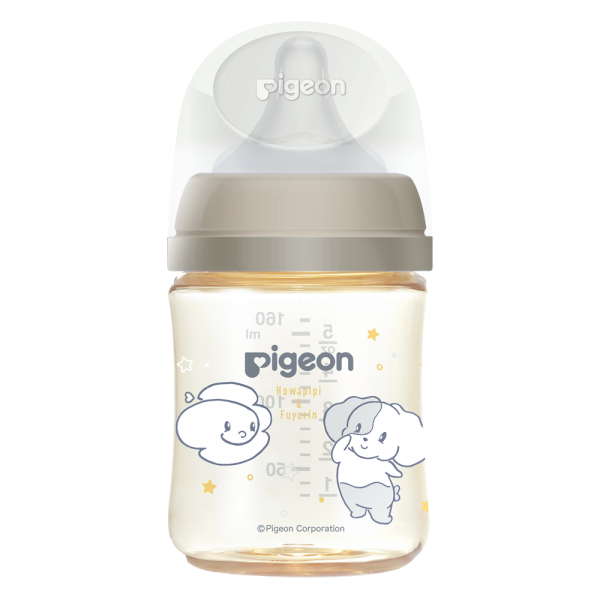 Bình sữa Pigeon PPSU Howapipi WN3 160 ml, xám (SS)