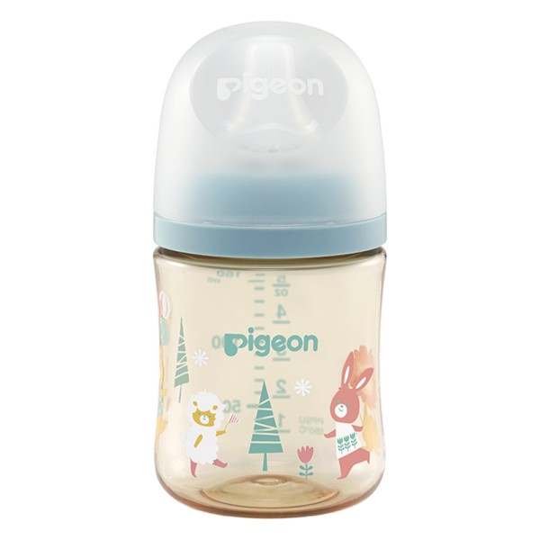 Bình sữa Pigeon PPSU Plus WN3 160 ml, hình thú cưng (SS)