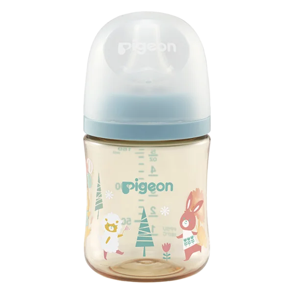 Bình sữa Pigeon PPSU Plus WN3 160 ml, hình thú cưng (SS)