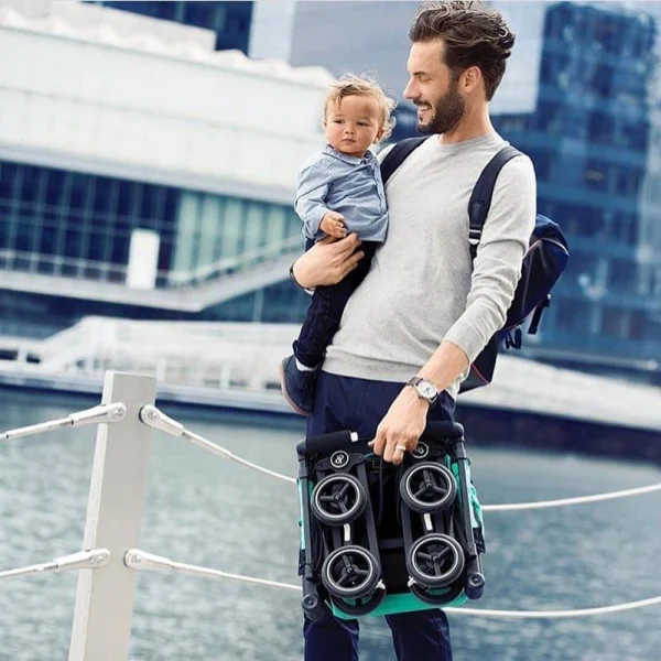 Xe đẩy gấp gọn GB Pockit Air All-Terrain, Velvet Black