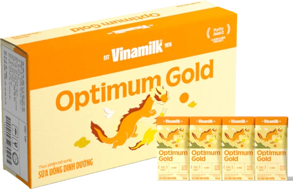 Thùng Sữa uống dinh dưỡng Optimum Gold 110ml (Lốc 4 hộp) new