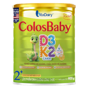 Quà tặng khi mua Combo 4 Sản phẩm dinh dưỡng công thức Colosbaby Gold D3K2 2+ 800g (Từ 2 tuổi)