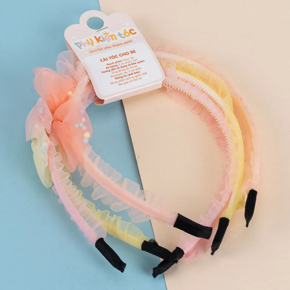 Combo 3 cài nơ cho bé Animo A2410_MN048 (Nhiều màu)