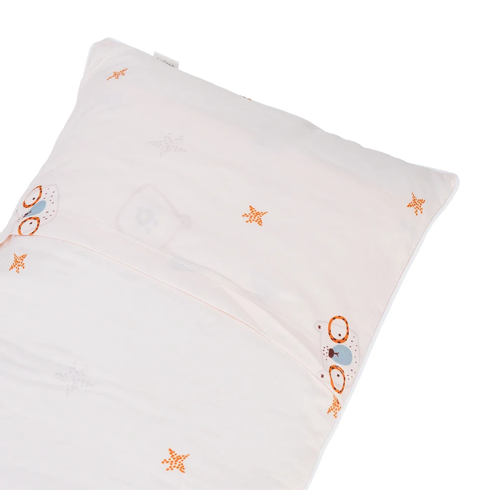 Gối nằm lớn cho bé Animo B2412_AR001 (30x50cm,Kem)