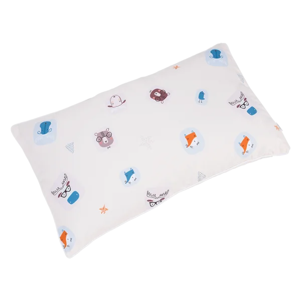 Gối nằm lớn cho bé Animo B2412_AR001 (30x50cm,Kem)