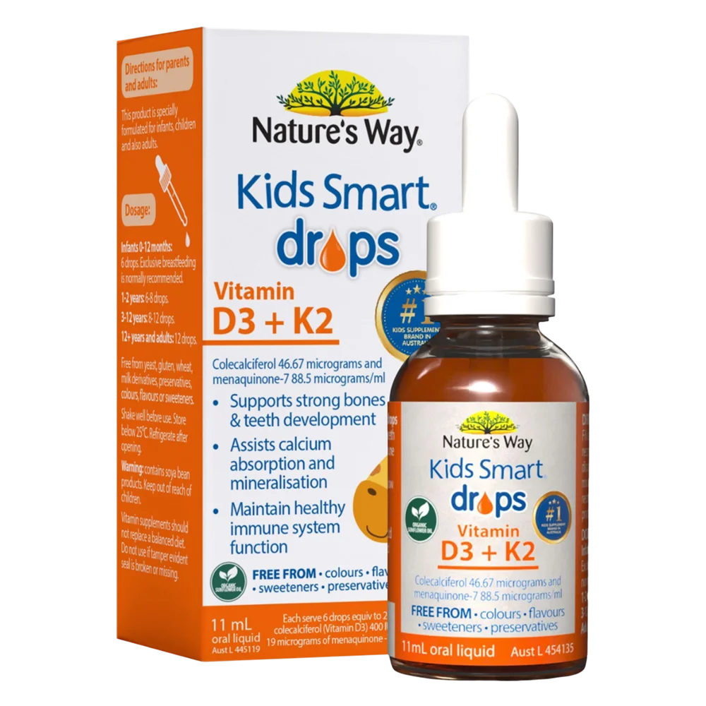 Thực phẩm bảo vệ sức khỏe Nature's Way Kids Smart Drops Vitamin D3 + K2