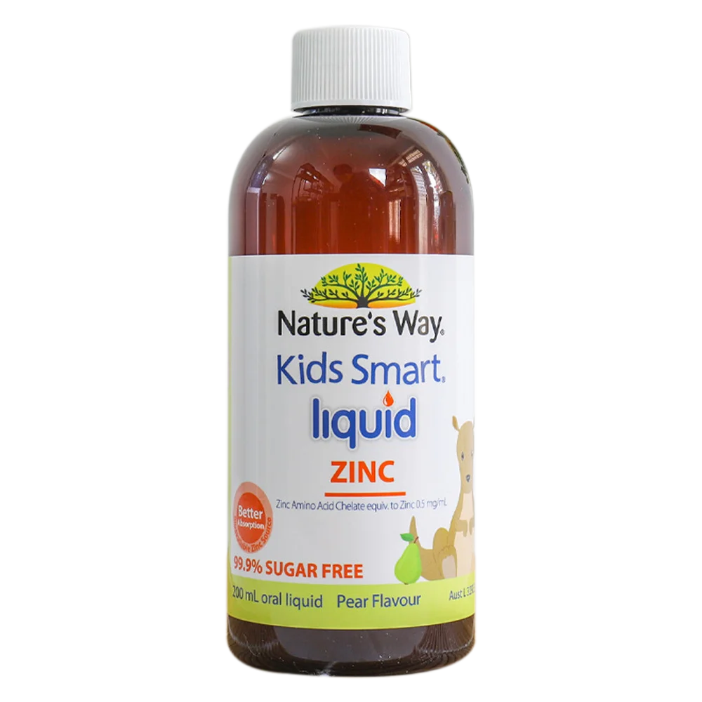 Combo 2 Thực phẩm bảo vệ sức khỏe Nature’s Way Kids Smart Liquid ZinC