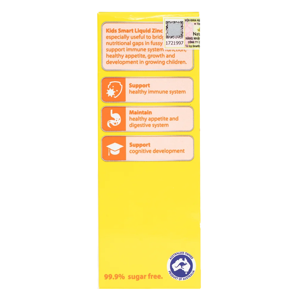 Combo 2 Thực phẩm bảo vệ sức khỏe Nature’s Way Kids Smart Liquid ZinC
