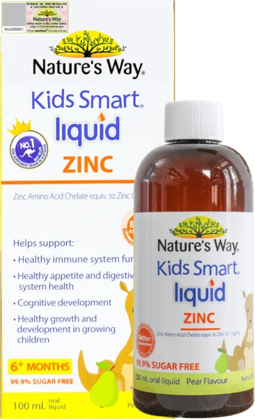 Thực phẩm bảo vệ sức khỏe Nature’s Way Kids Smart Liquid ZinC