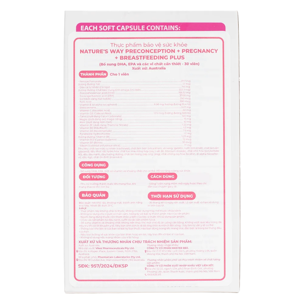 Combo 2 Thực phẩm bảo vệ sức khỏe Nature