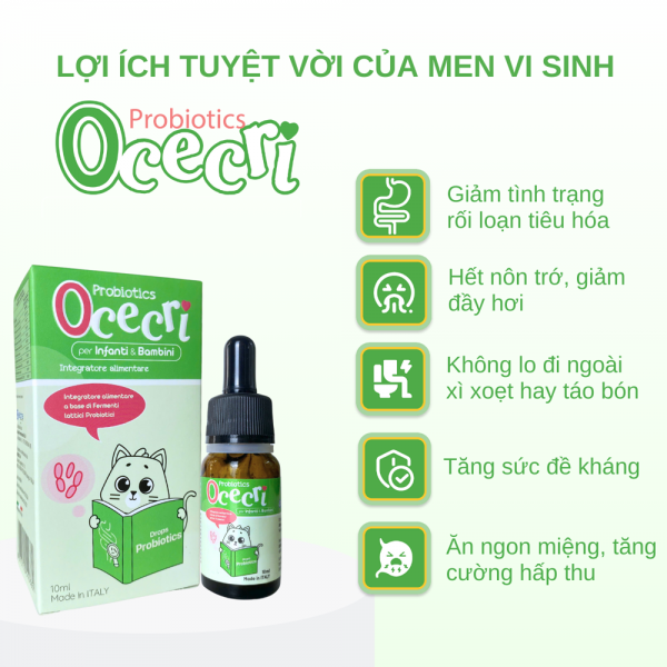 Men vi sinh 10 chủng Probiotics Ocecri