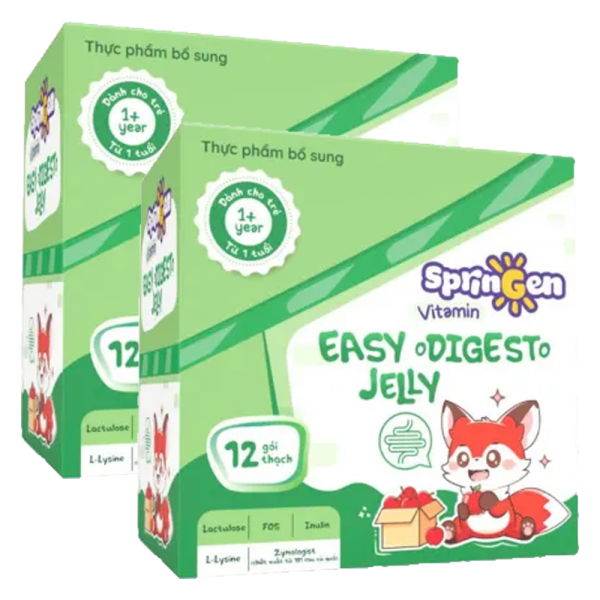 Combo 2 Thực phẩm bổ sung VITAMIN JELLY SPRINGEN EASY DIGEST