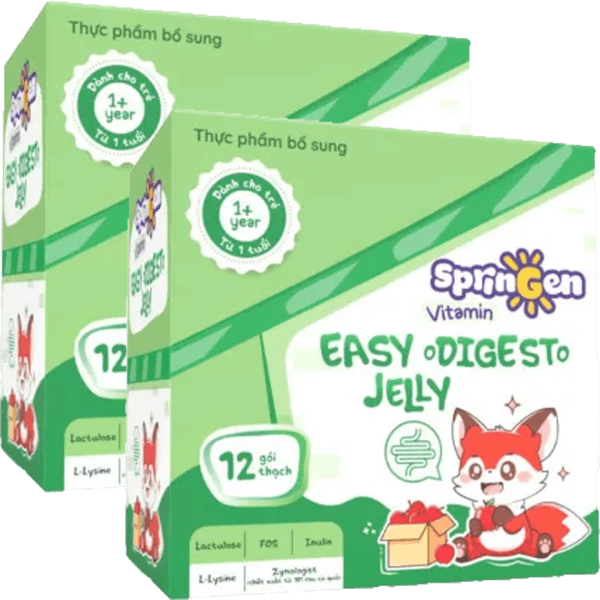 Combo 2 Thực phẩm bổ sung VITAMIN JELLY SPRINGEN EASY DIGEST