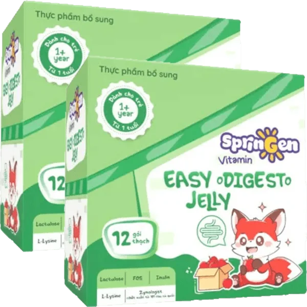 Combo 2 Thực phẩm bổ sung VITAMIN JELLY SPRINGEN EASY DIGEST