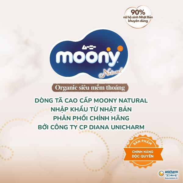 Combo 2 gói Bỉm tã quần Moony Natural size XL 32 miếng (12-22kg)