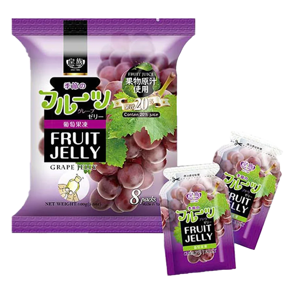 Thạch trái cây vị nho 160g