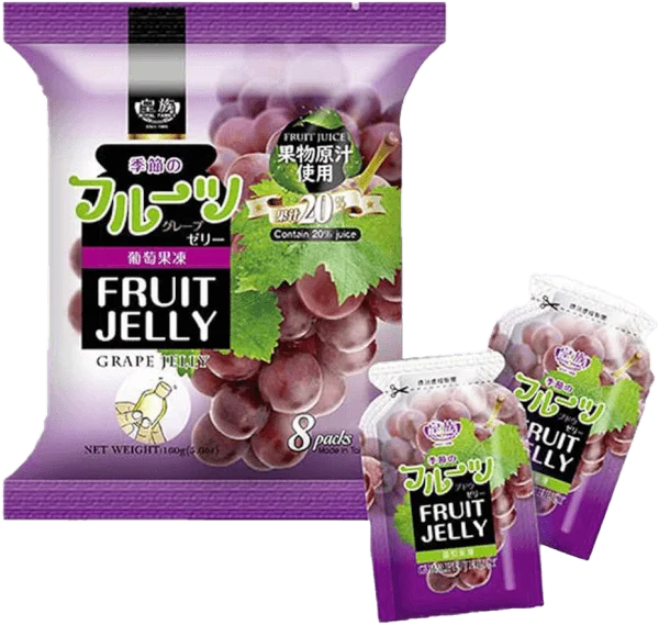 Thạch trái cây vị nho 160g