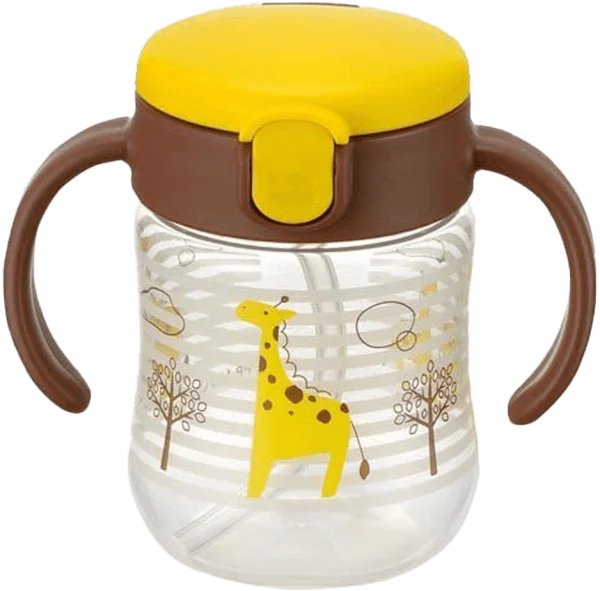 Bình ống hút TLI Richell 200ml (Vàng, RC20356)