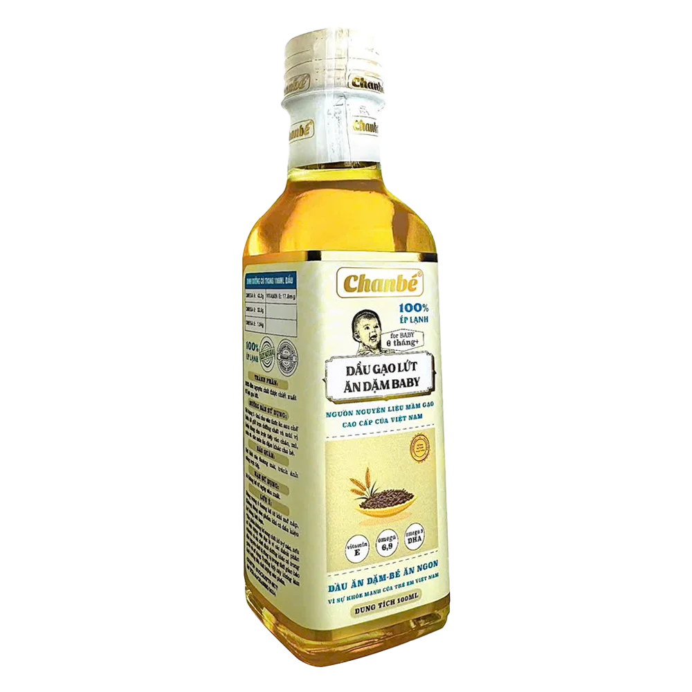 Dầu gạo lức ăn dặm cho bé Chan Bé (Giao mẫu ngẫu nhiên)