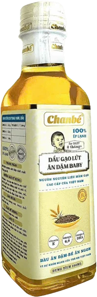 Dầu gạo lức ăn dặm cho bé Chan Bé (Giao mẫu ngẫu nhiên)
