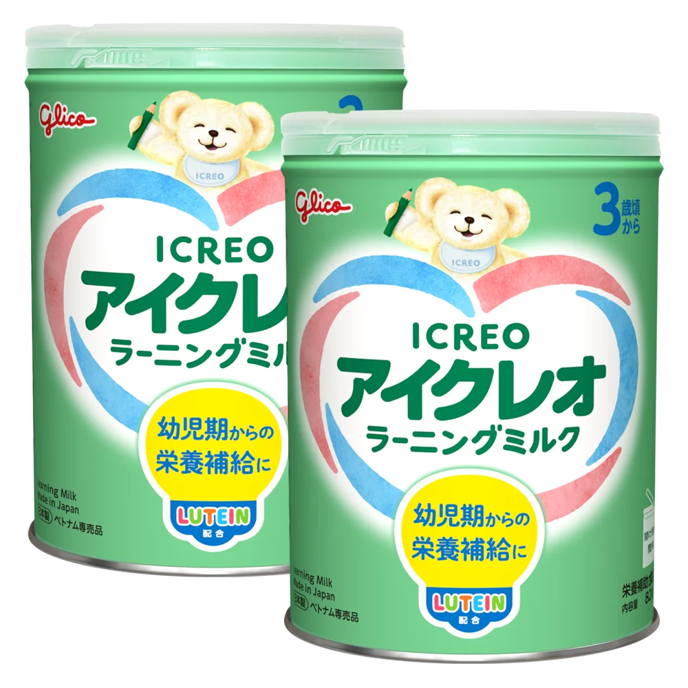 Combo 2 Thực phẩm bổ sung Icreo Learning Milk số 3 820g
