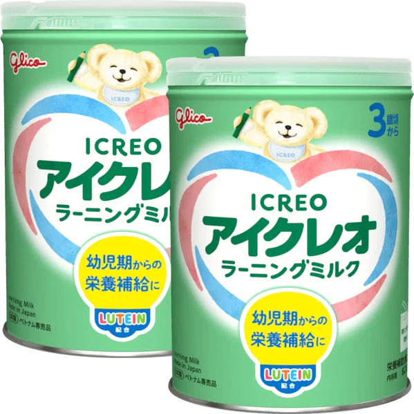Combo 2 Thực phẩm bổ sung Icreo Learning Milk số 3 820g