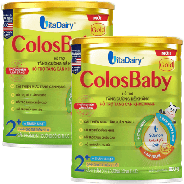 Combo 2 Sữa ColosBaby Gold 2+ 800g - S (Trên 2 tuổi)