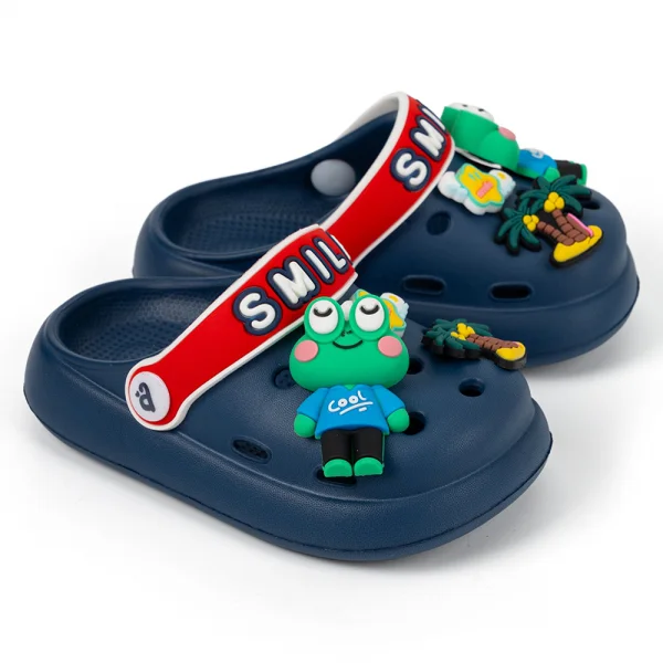 Dép sục bé trai Animo A2501_JK004 (17-21,Xanh)