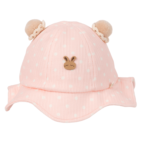 Nón em bé gái vành tròn Animo A2501_JK024 (46cm,Hồng)