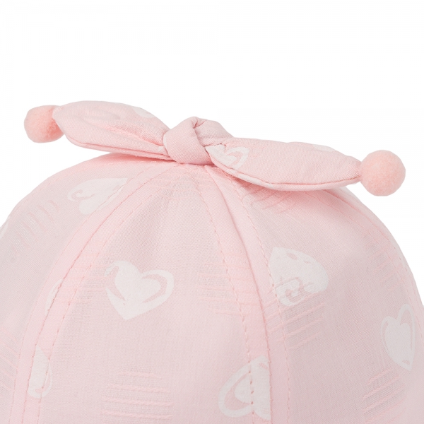 Nón em bé gái vành tròn Animo A2501_JK019 (44cm,Hồng)