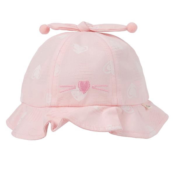 Nón em bé gái vành tròn Animo A2501_JK019 (44cm,Hồng)