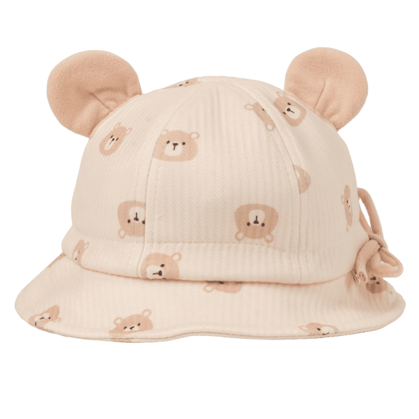 Nón em bé gái vành tròn Animo A2501_JK019 (46cm,Màu be)