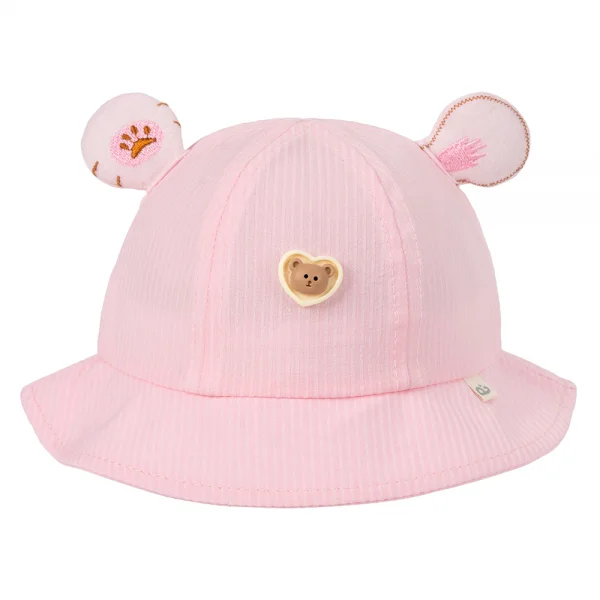 Nón em bé gái vành tròn Animo A2501_JK018 (44cm,Hồng)