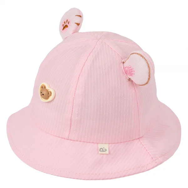 Nón em bé gái vành tròn Animo A2501_JK018 (44cm,Hồng)