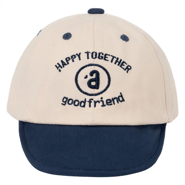 Nón lưỡi trai bé trai Animo A2501_JK011 (48cm,Xanh-Kem)