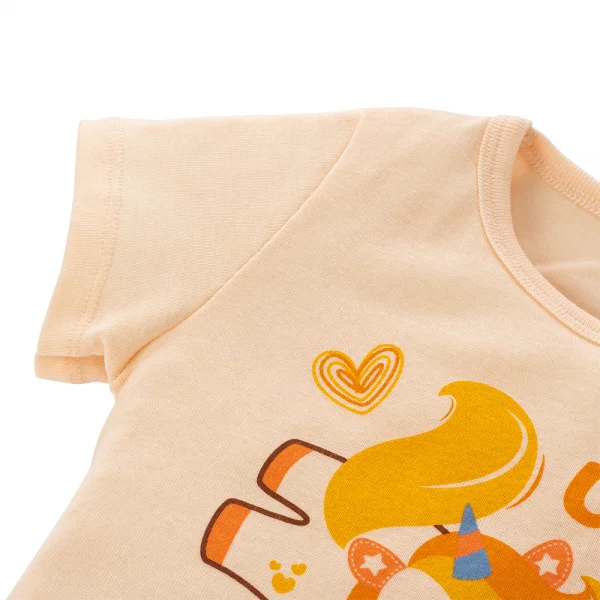 Bộ bé gái lửng Animo Easy LU0325014 (1-4Y,Kem-vàng,TT02)