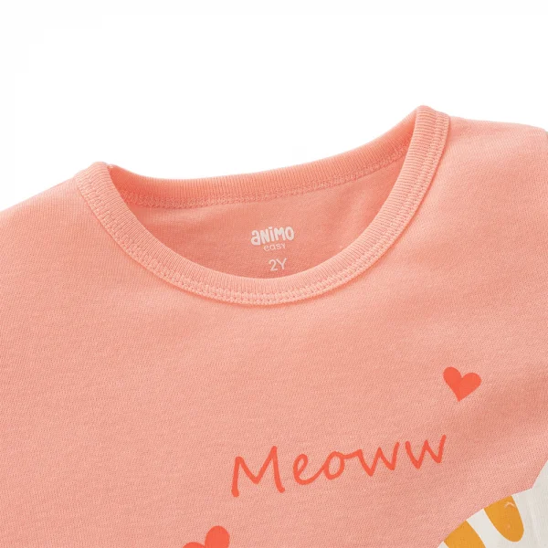 Bộ bé gái lửng Animo Easy LU0325010 (1-4Y,Hồng-hồng đậm,TT02)