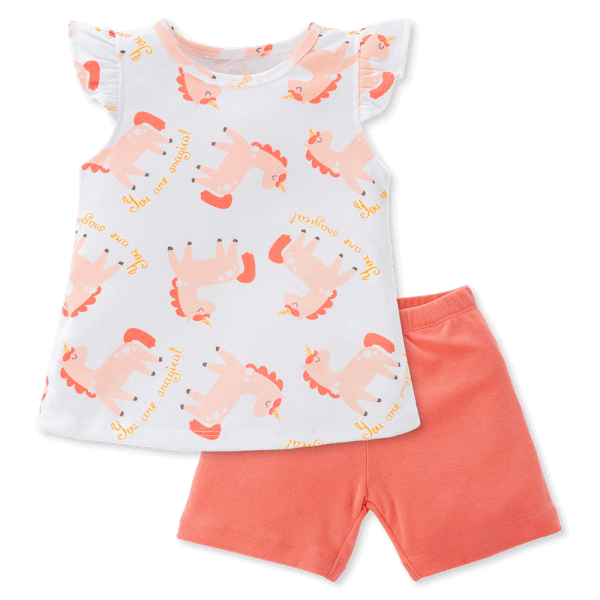 Bộ bé gái lửng Animo Easy LU0225005 (1-4Y,Trắng)