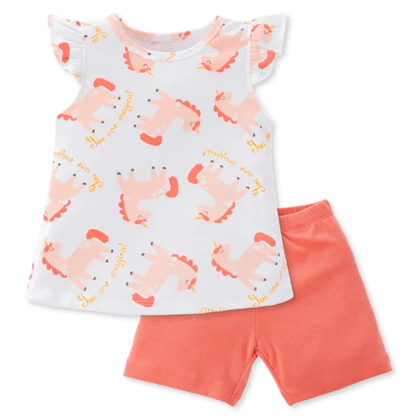 Bộ bé gái lửng Animo Easy LU0225005 (1-4Y,Trắng)