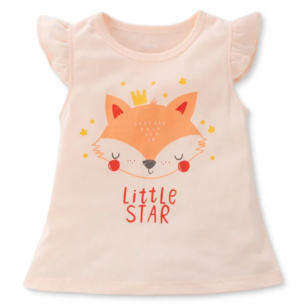 Bộ bé gái lửng Animo Easy LU0225004 (1-4Y,Cam nhạt)