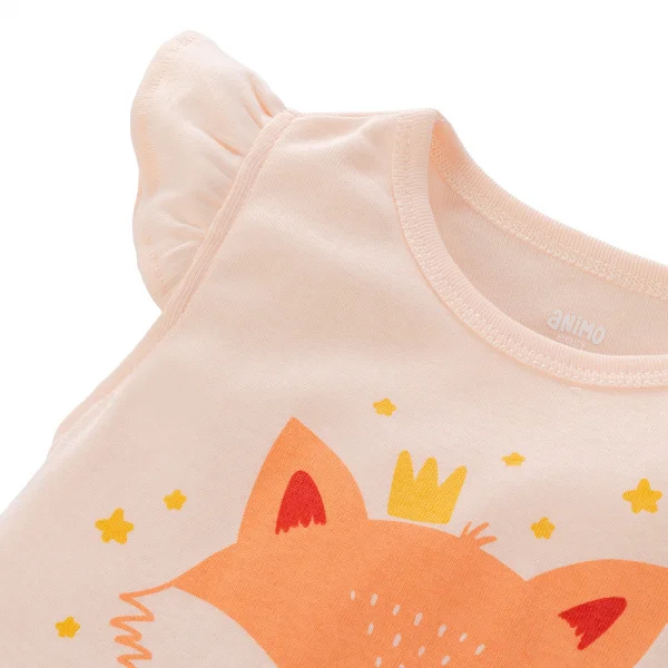 Bộ bé gái lửng Animo Easy LU0225004 (1-4Y,Cam nhạt)