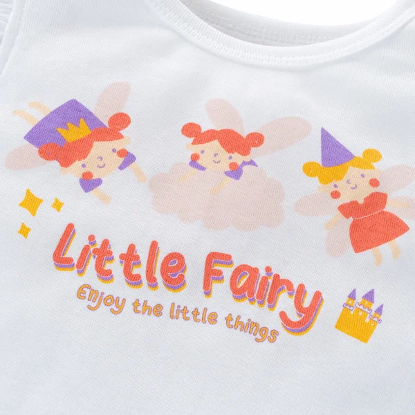 Bộ bé gái lửng Animo Easy LU0225003 (1-4Y,Trắng)