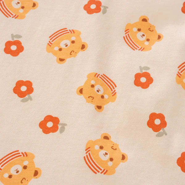 Bộ bé gái ngắn Animo Easy TQ0325002 (1-4Y,Be-Nâu,TT03)