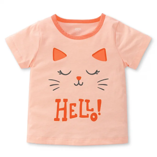 Bộ bé gái ngắn Animo Easy TX0225023 (1-4Y,Be-cam,TT02)