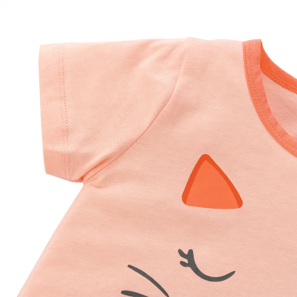 Bộ bé gái ngắn Animo Easy TX0225023 (1-4Y,Be-cam,TT02)