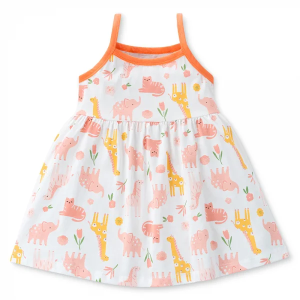 Đầm bé gái Animo Easy TX0225028 (1-4Y,Trắng,TT04)